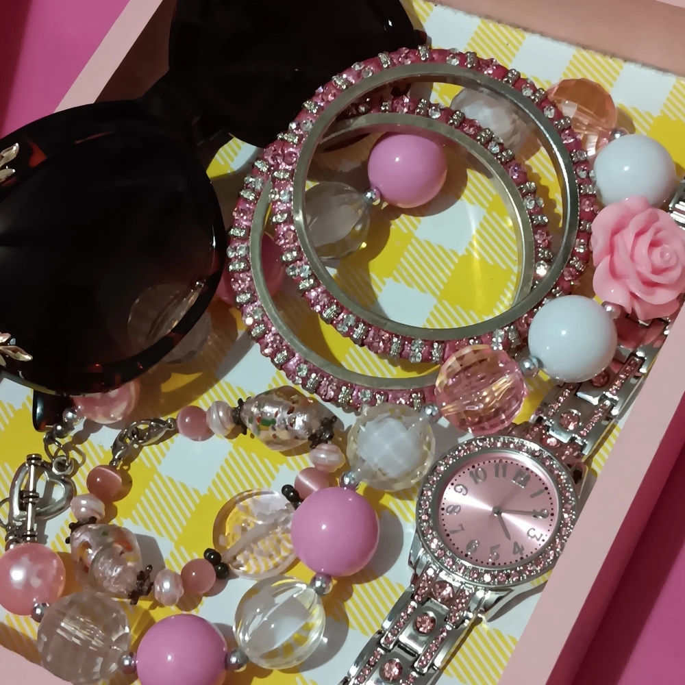 Pretty In Bubblegum Pink Jewelry Grab Bag